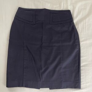 Express Pencil Skirt Fully Lined Size 6 Navy